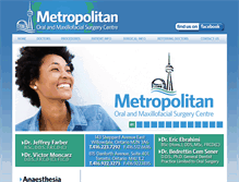 Tablet Screenshot of metropolitanoms.com